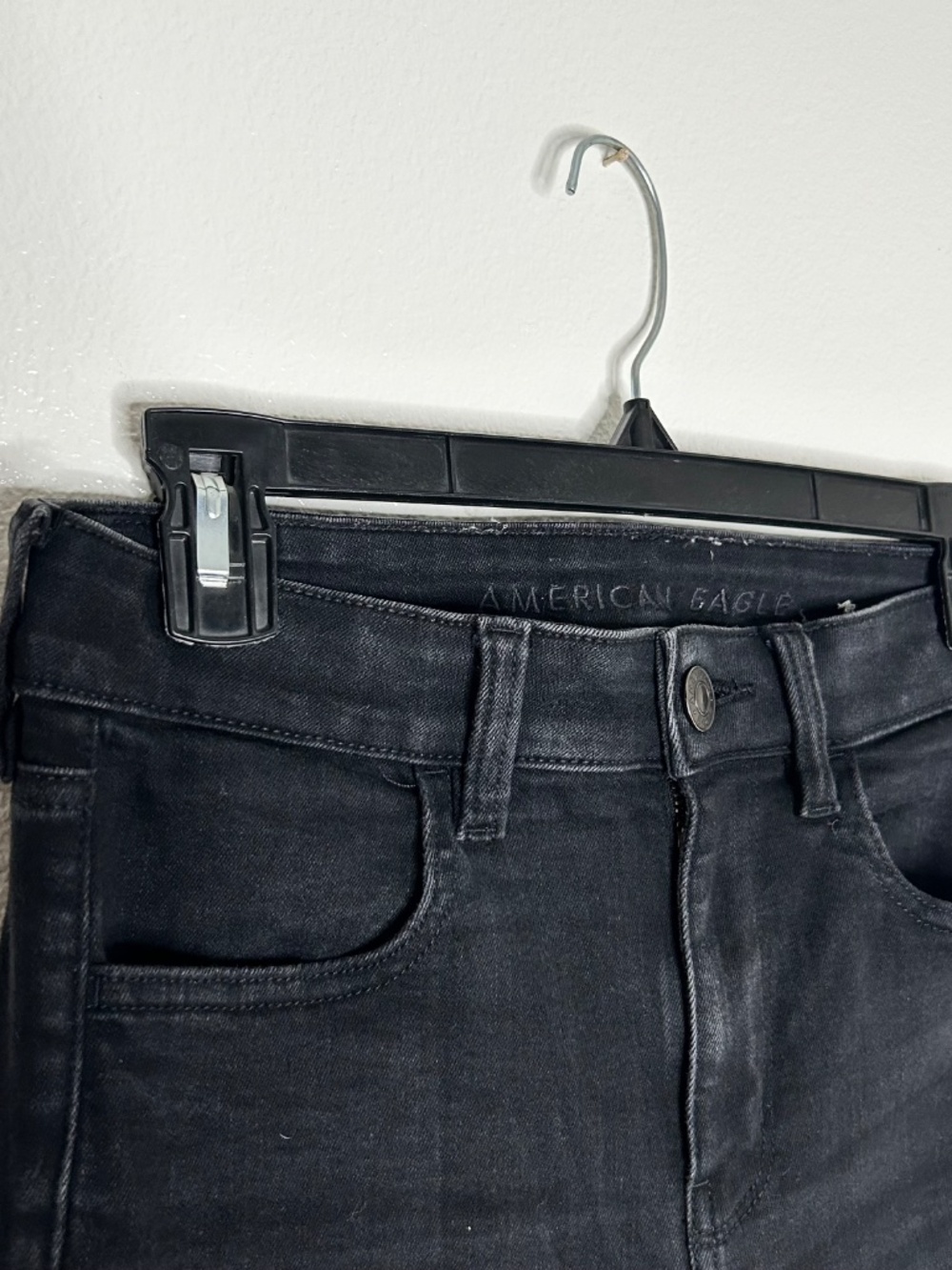 American Eagle Next Level Stretch Womens Black Jegging Jeans Size 6 - Picture 3 of 10